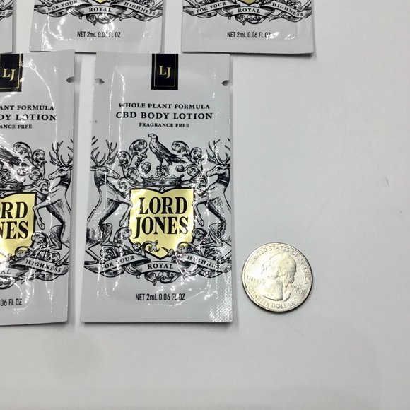 X5 NIP Lord Jones Body Lotion - Whole Plant Formula - Mini Sample 2mL each - Picture 2 of 3